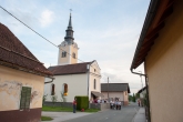 Procesija ob prazniku Sv. Roka, Hotemaže, 16.08.2020