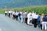 Procesija ob prazniku Sv. Roka, Hotemaže, 16.08.2020