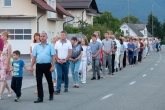 Procesija ob prazniku Sv. Roka, Hotemaže, 16.08.2020