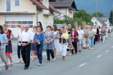 Procesija ob prazniku Sv. Roka, Hotemaže, 16.08.2020
