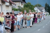 Procesija ob prazniku Sv. Roka, Hotemaže, 16.08.2020