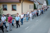 Procesija ob prazniku Sv. Roka, Hotemaže, 16.08.2020