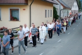 Procesija ob prazniku Sv. Roka, Hotemaže, 16.08.2020
