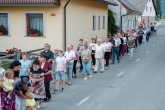 Procesija ob prazniku Sv. Roka, Hotemaže, 16.08.2020