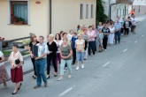 Procesija ob prazniku Sv. Roka, Hotemaže, 16.08.2020